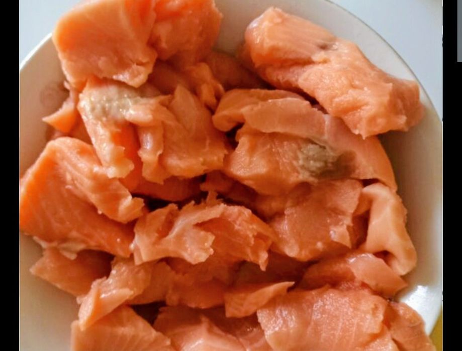 Малосольная обрезь сёмги