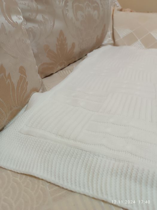 Детский вязанный плед