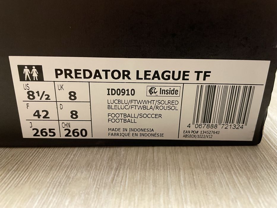 Ghete fotbal adidas PREDATOR LEAGUE TF