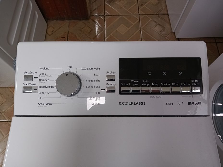 Пералня с горно зареждане Сименс Siemens IQ 590 A+++  2години Гаранция