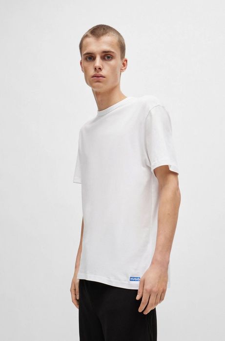 Мъжка блузка с къс ръкав : HUGO Naolo Regular Fit Blue M