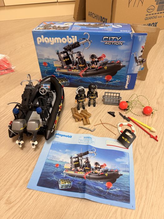 Playmobil Police City Action - Barca de politie