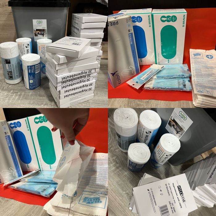 ПРОДАВАМ комплект консумативи за маникюр (без лакове)