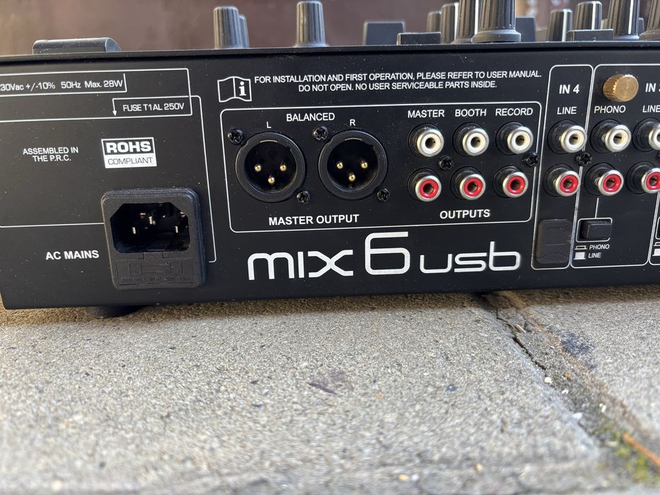 Mixer audio JBSystems MIX 6 USB