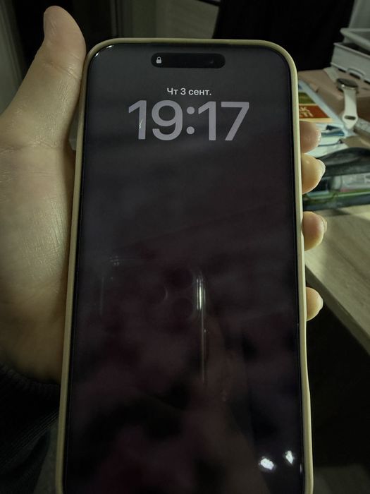 17 pro max в темно синем цвете на 256 гб