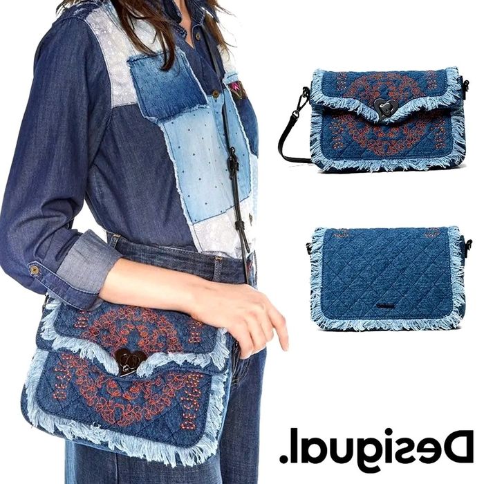Geantă Crossbody Desigual Galactic Denim - NOUĂ cu etichetă