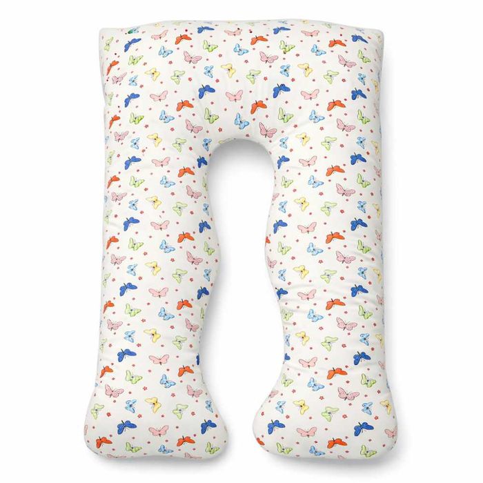 НАМАЛЕНИЕ на У-образна възглавница за бременни+калъфка в десен по избо