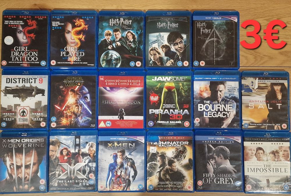 Филми на blu-ray от 6 до 10 лева