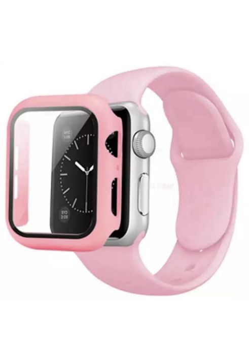 Curea Silicon Carcasa Husa Apple Watch Iphone 2 3 4 5 6 7 SE 8 9 10 11
