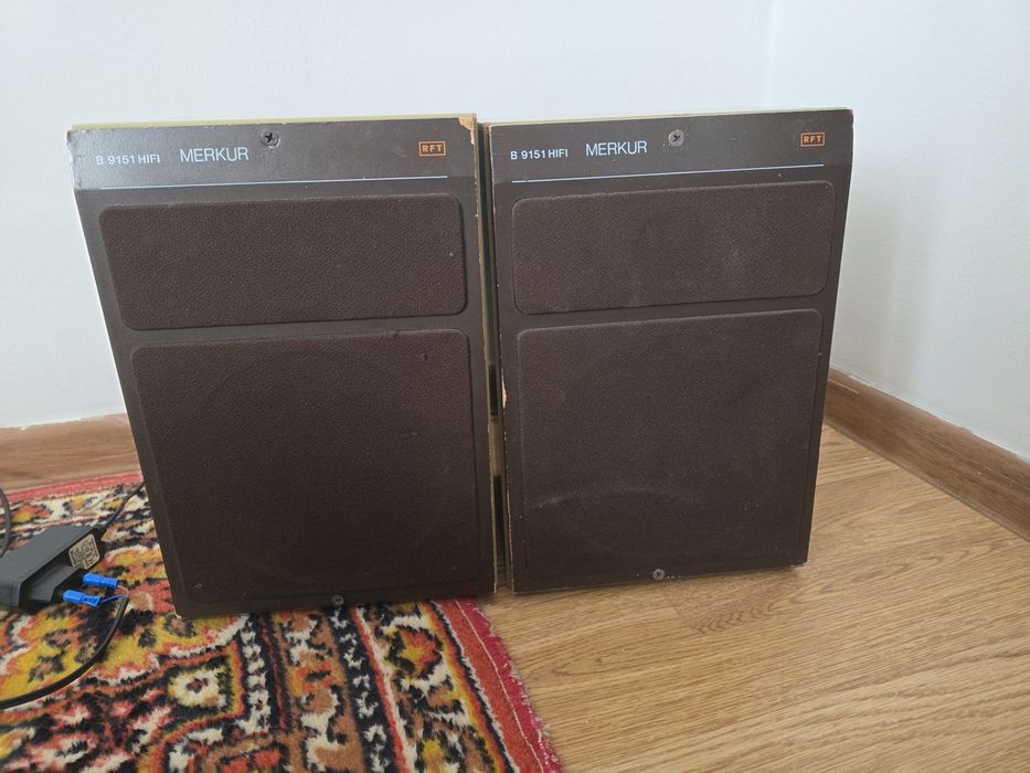 RFT MERKUR B 9151 HiFi — винтажная акустика из ГДР колонки