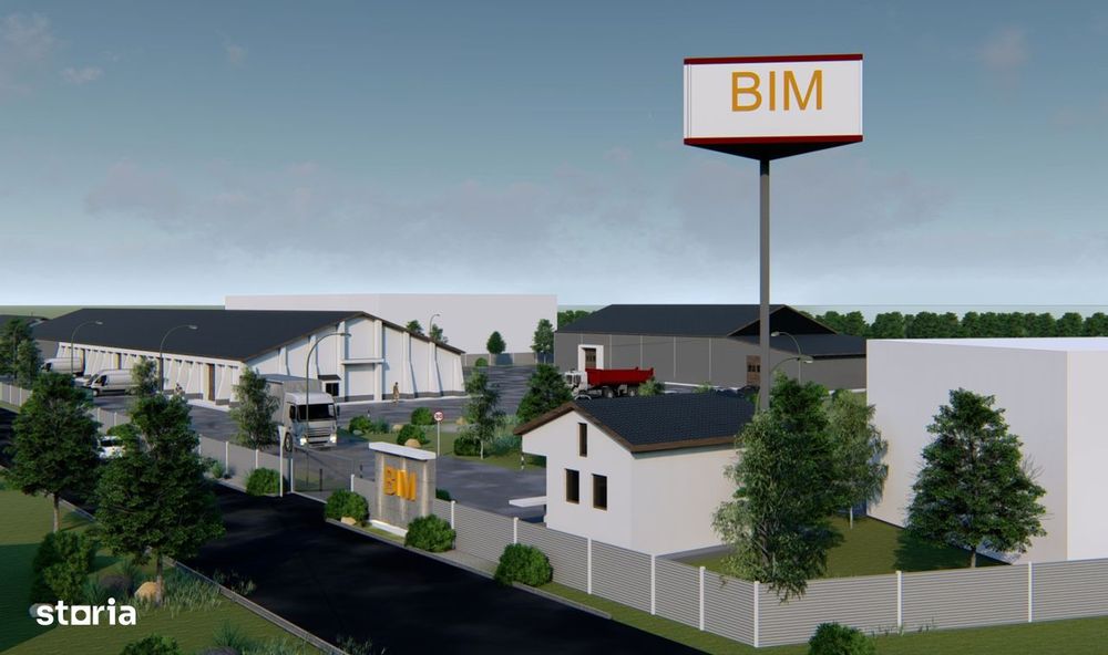 Teren depozitare, showroom, de la 200mp la 2000mp, zona Lukoil, Socar