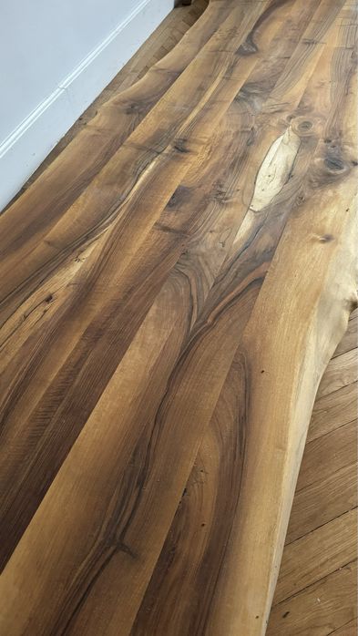 Blat ( masa ) lemn masiv de nuc 250 x 80 x 6 cm