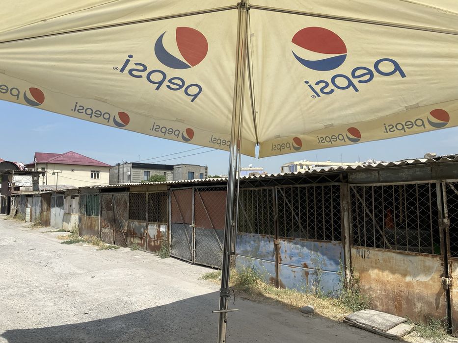 * большие садовые зонты 4х4 из нержавейки