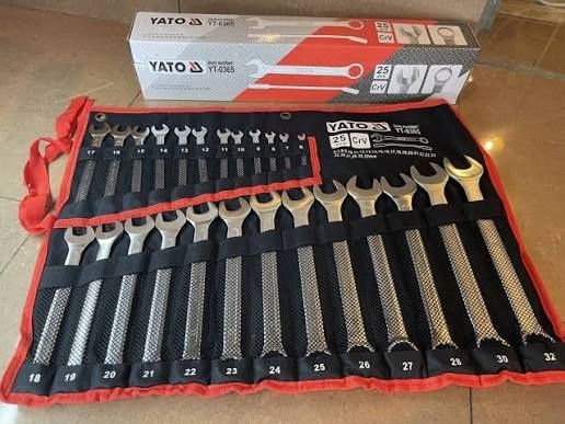 Set chei YATO combinate 6-32.Chei fixe+inelare profi noi-25PIESE+TVA