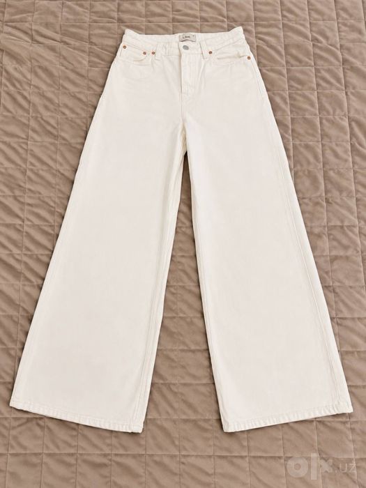 Белые джинсы LIME Wide Leg