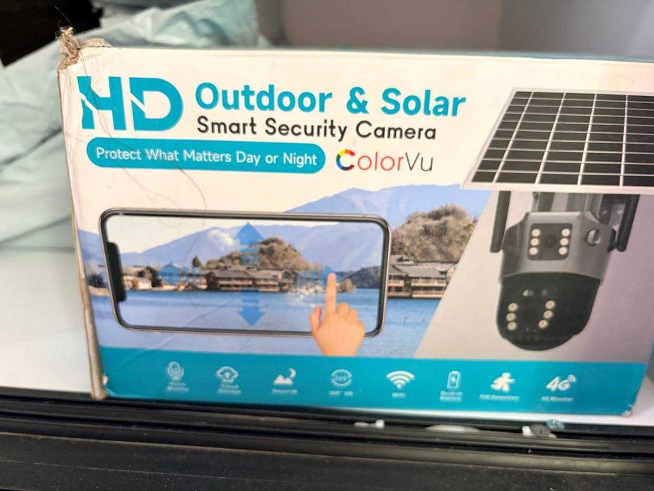 Камера видеонаблюдения, уличная, на солнечной батарее, 4G, SIM-карта