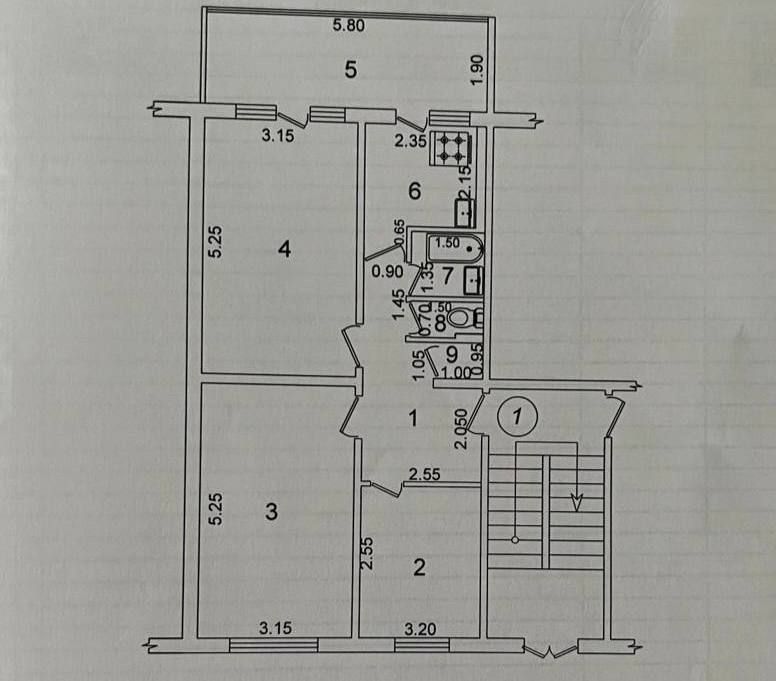 Юнусабад 5. 3/1/5 Шохсарой