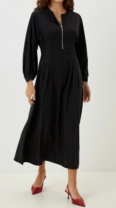 Черное платье манго