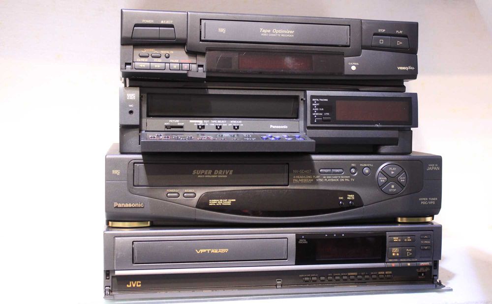 Defect ! Video(VHS) Panasonic,Mitsubishi,JVC(4 buc).