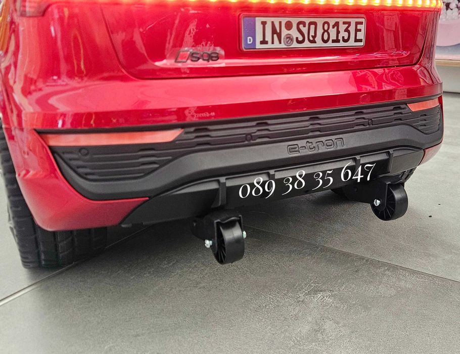 ПРОМОЦИЯ!НОВО!Акумулаторен джип Audi SQ8 RED с 12V батерия,меки гуми