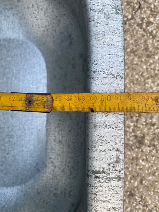 Корито поцинковано за пране на дрехи