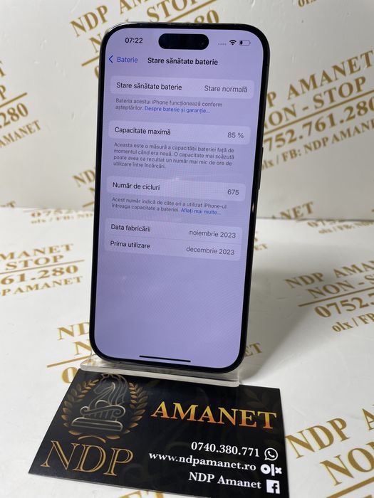 NDP Amanet Braila Iphone 15 Pro (47230)