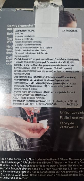 Aspirator nazal Braun nefolosit