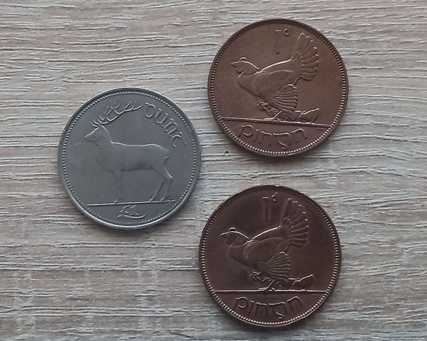 Лот ирландски монети (1928 - 1990)