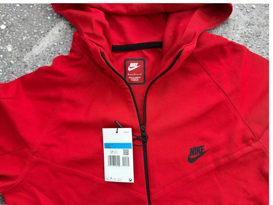 Trening Nike TECH Fleece Rosu 2025 - Produs Premium - Bumbac 100%