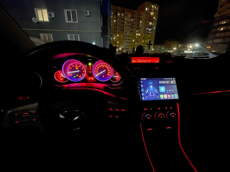Navigație Android 15 Mazda 6 Dedicată – QLED, CarPlay, DSP