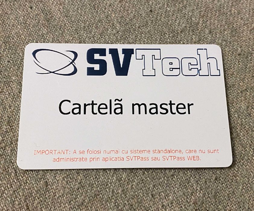 Controler acces RFID SVTech XSTAL cu card master si tag cheie