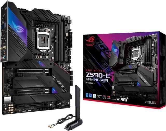 Комплект Asus rog strix z590-e gaming + i7-10700k