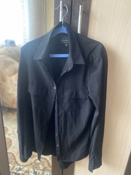 Черна дамска риза