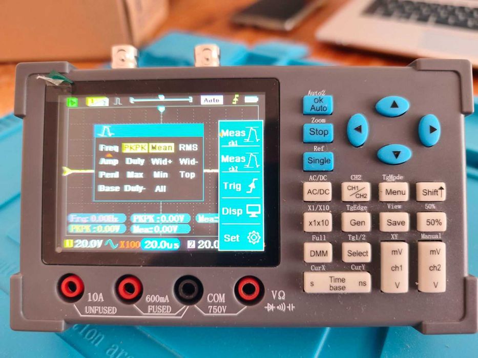 DSO3D12 Цифров осцилоскоп 3 в 1 + мултиметър + генератор, като нов