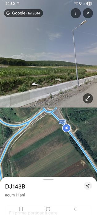 Vand teren benzinarie/servicii langa autostrada la Apoldu De Jos