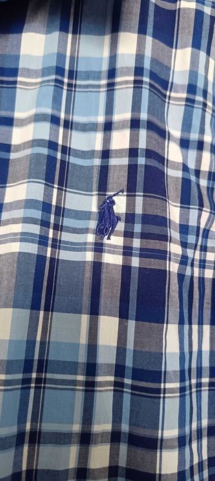 Ralph Lauren мъжка риза размер XL(L) в синьо каре