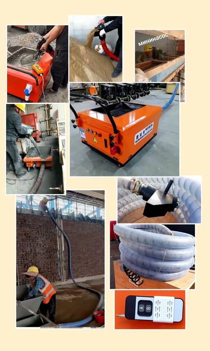 Бетононасос мини 380В