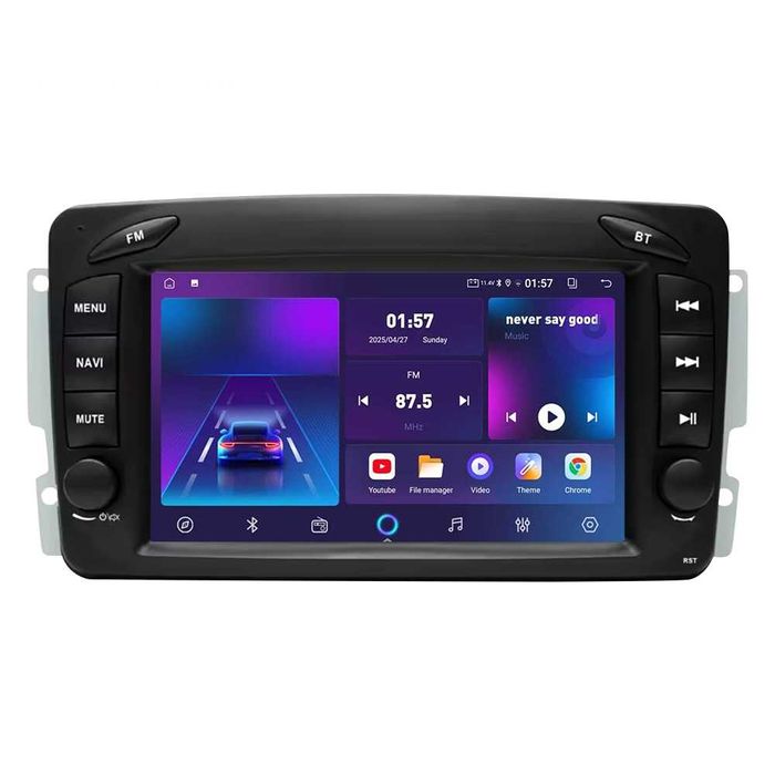 7-инчова мултимедия Mercedes CCLK W168 W209 2000–2008 Android Carplay