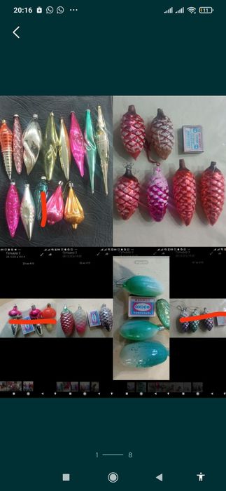 Ёлочные игрушки советские