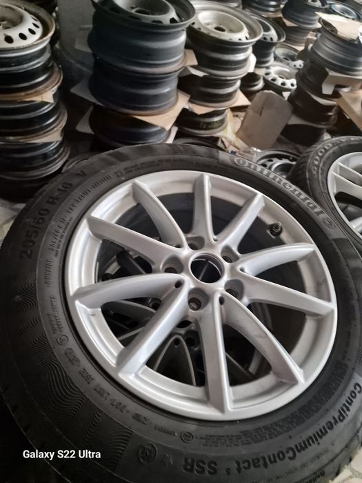 16 цола 5X112 +Гуми 205 60 16 BMW Mercedes  оригинални топ състояние З