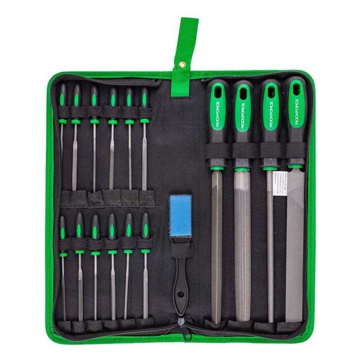 Комплект пили и иглени пили 17 части ROCKFORCE