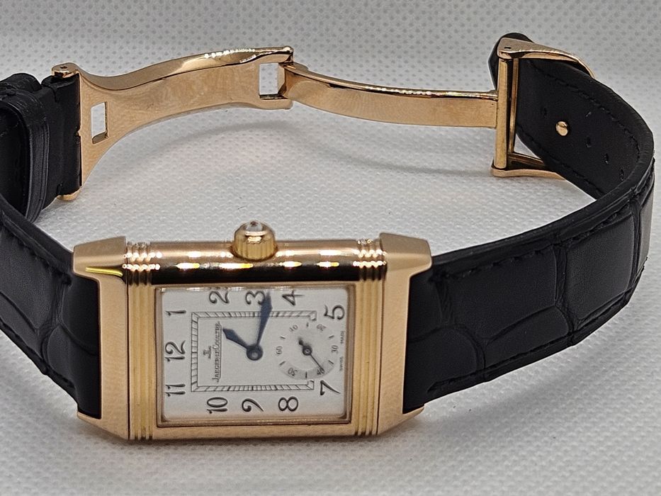 Jaeger LeCoultre Reverso Duetto Classique розово злато 18к, с диаманти