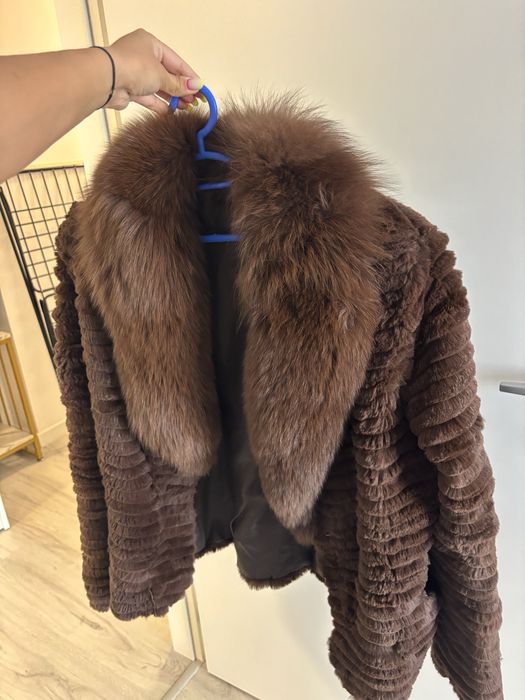 Blana naturala par de vulpe