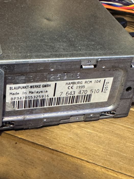 Blaupunkt Hamburg RCM 104 - OEM Porsche 993 BMW e30 e34 e36  Mercedes