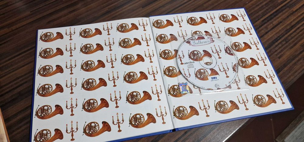 Beethoven si furtuna de sunete – carte + CD, educatie muzicala copii