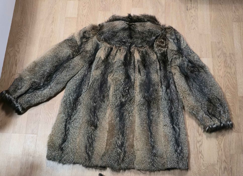 Haină de blană naturală Raton Tanuki – Mărimea 38 (M) – Ca nouă