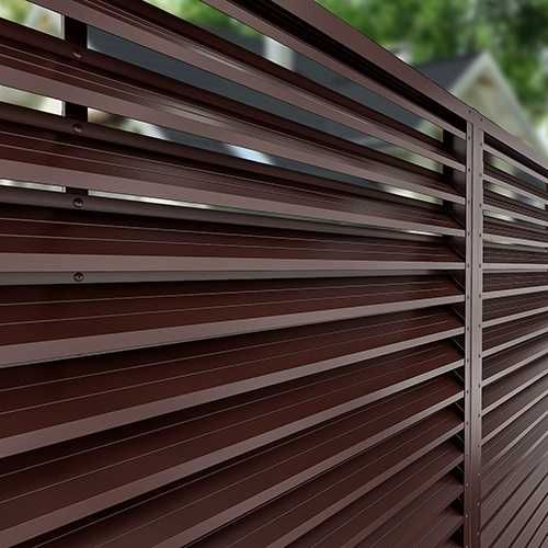 Garduri din panou stil jaluzele de diferite modele si dimensiuni