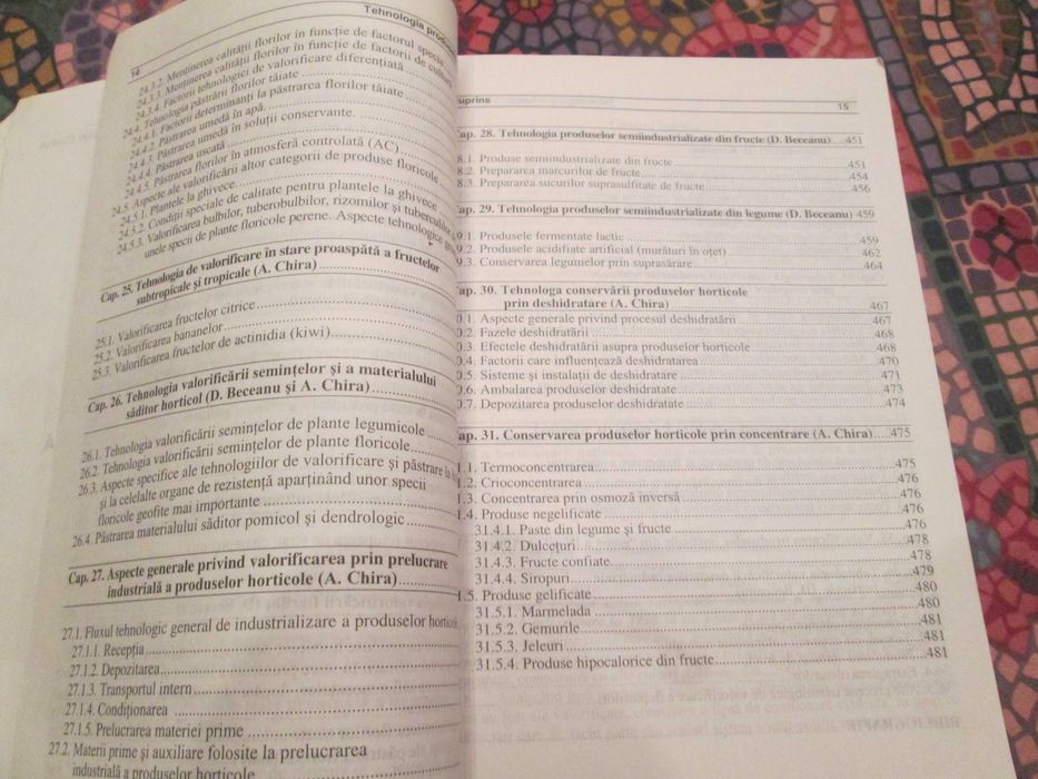 volum Tehnologia produselor..-Chira , an  2003