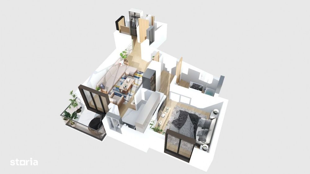 Mosilor, apartament cu 2 bai