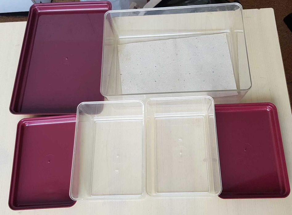 Комплект компактен 3 кутии за храна за къмпинг